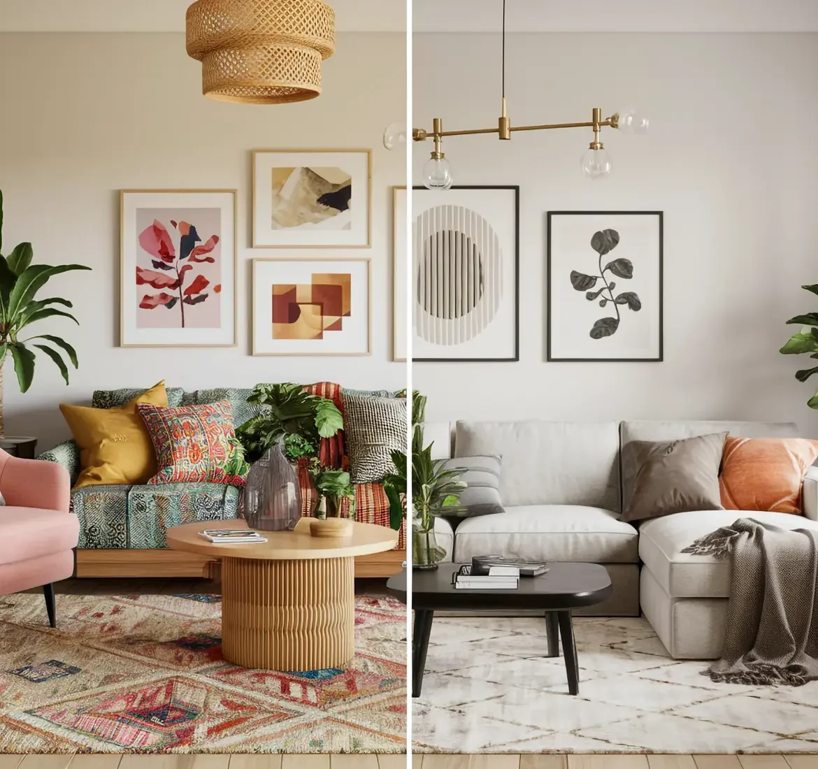 interior design styles in Malaysia comparison